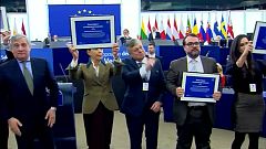 Members of Venezuela's democratic opposition have received the European Union's human rights award 