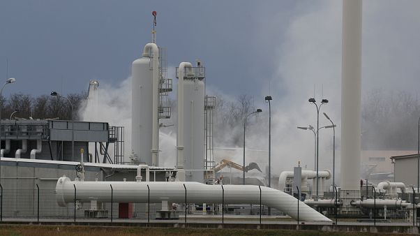 Die havarierte Gasanlage in Österreich Die havarierte Gasanlage in Österreich