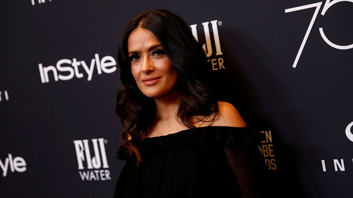 Actor Salma Hayek attends the Hollywood Foreign Press Association