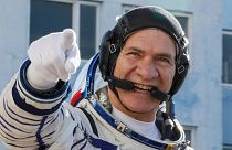 Italy's 60-year-old astronaut Paolo Nespoli comes back to Earth
