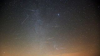 A Geminidák meteorraj Zagorie felett 2017. december 13-án