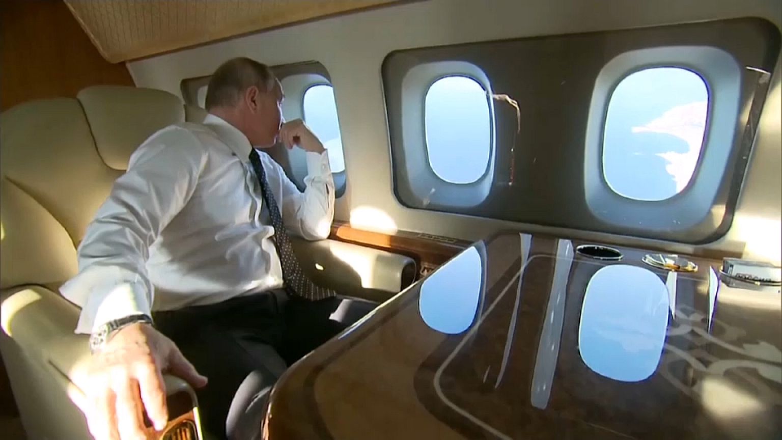 A bordo dell'aereo dell'Apocalisse di Putin 