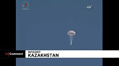 Astronautas regressam da Estação Espacial Internacional