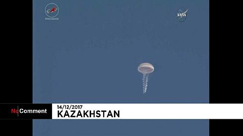 Astronautas regressam da Estação Espacial Internacional
