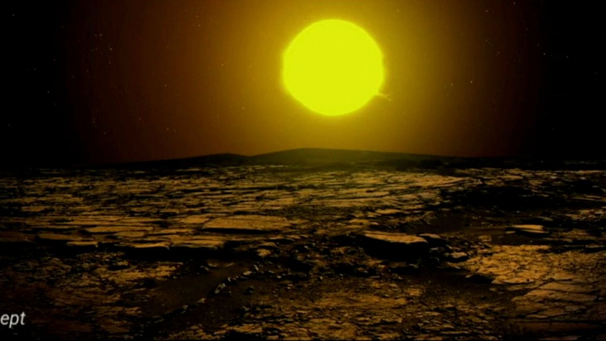 An artists impression of the newly-discovered Kepler 90i planet.