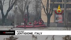 Eis und Fluten in Italien