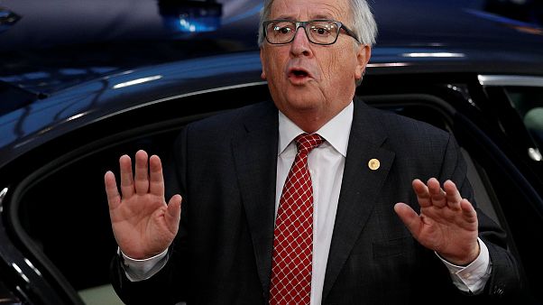 Jean-Claude Juncker auf dem letzten EU-Gipfel 2017 Jean-Claude Juncker auf dem letzten EU-Gipfel 2017