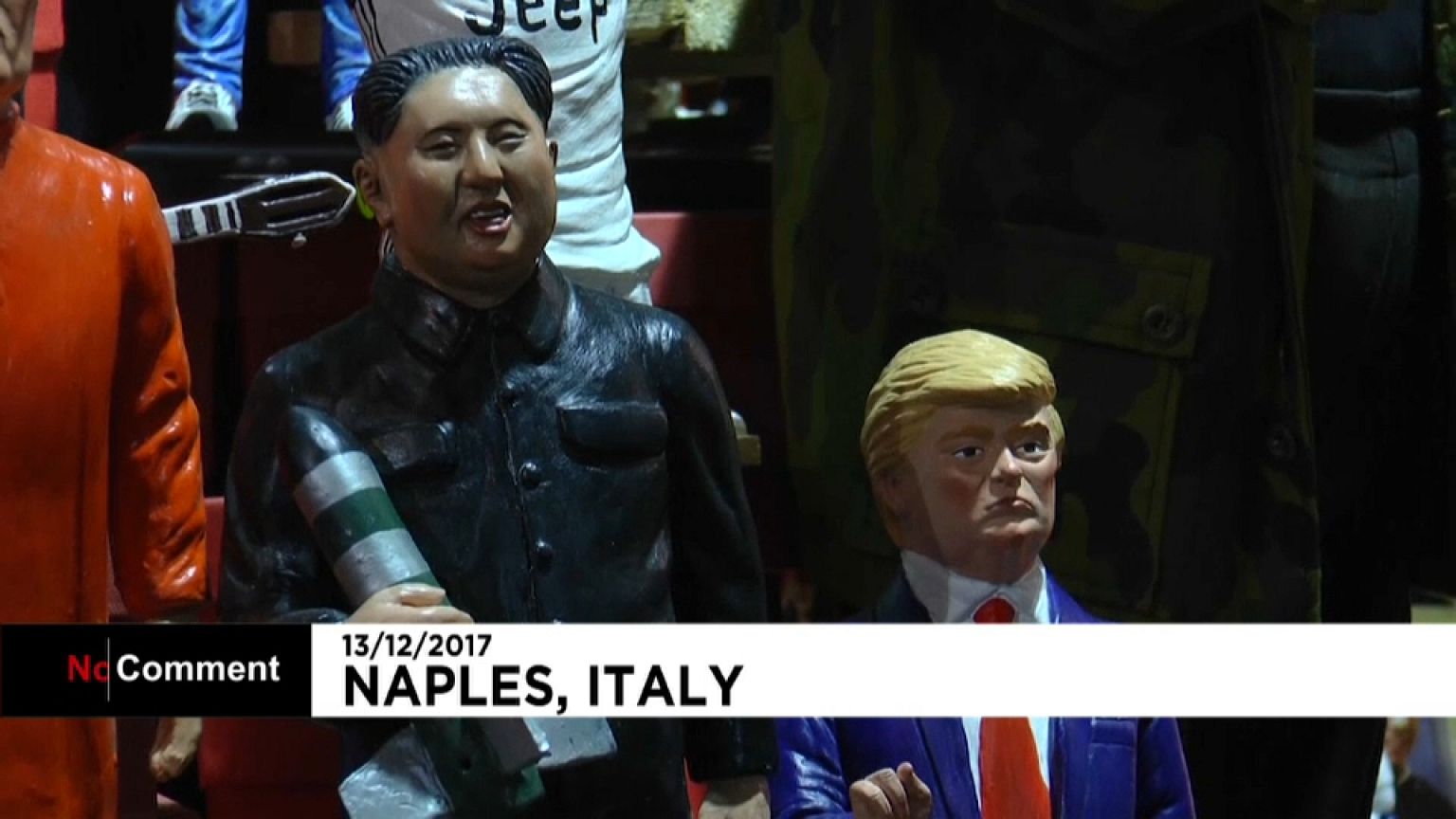 Navidad en Nápoles con Trump y Kim Jong-un