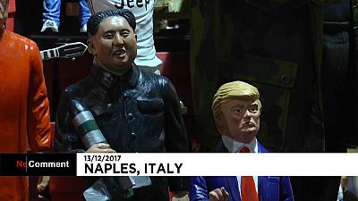 Navidad en Nápoles con Trump y Kim Jong-un