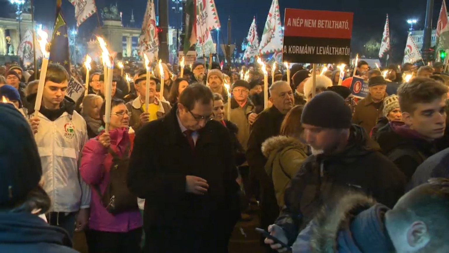 Венгрия: демонстрация оппозиции
