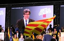 Mitin de Junts per Catalunya en Barcelona