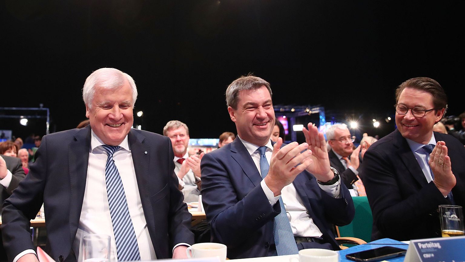 CSU-Chef Horst Seehofer wiedergewählt