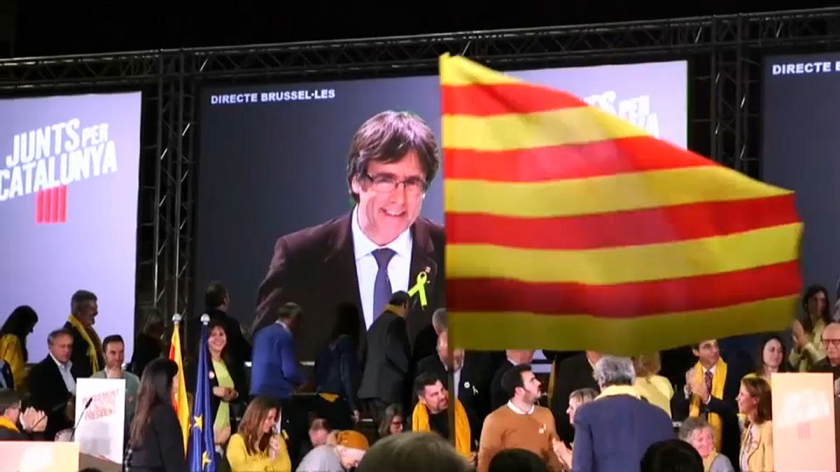 Puigdemont seçim kampanyasına hız verdi 