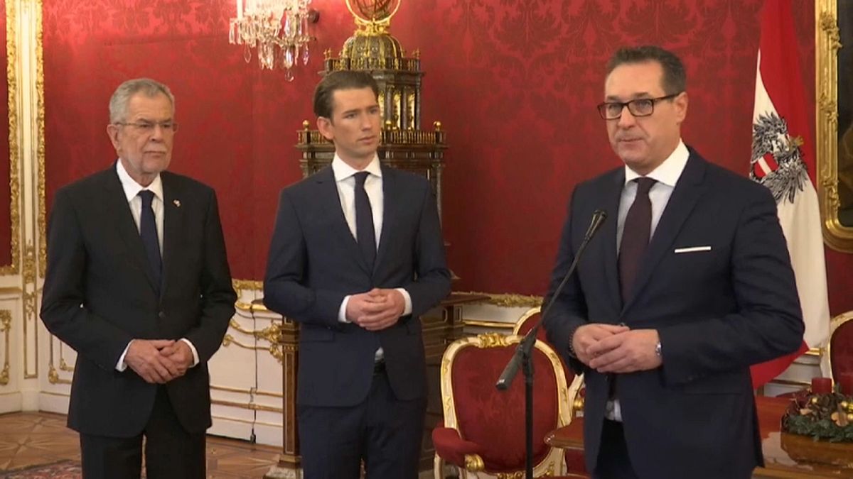 Austrian president approves coalition with the far-right