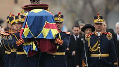 Romanya eski kralına veda etti