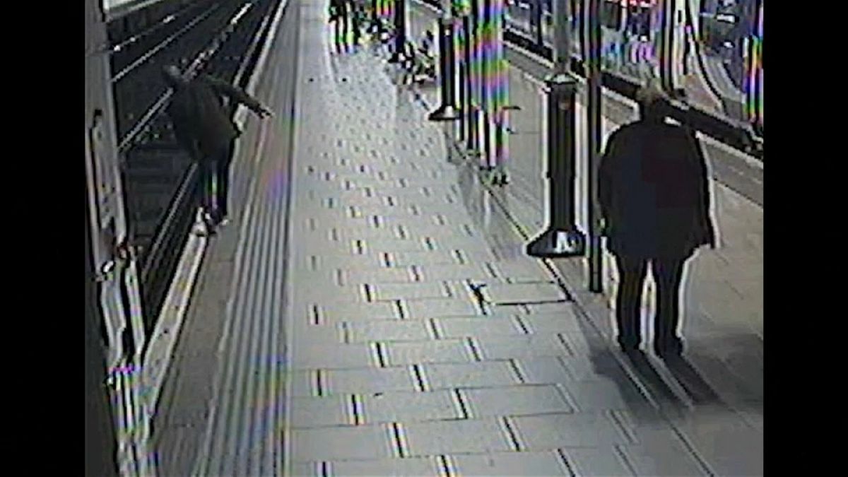 Watch: Drunk travellers fall on to rail tracks during the festive period