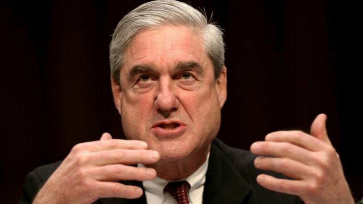 Then FBI Director Robert Mueller testifies at a Senate Intelligence Committ