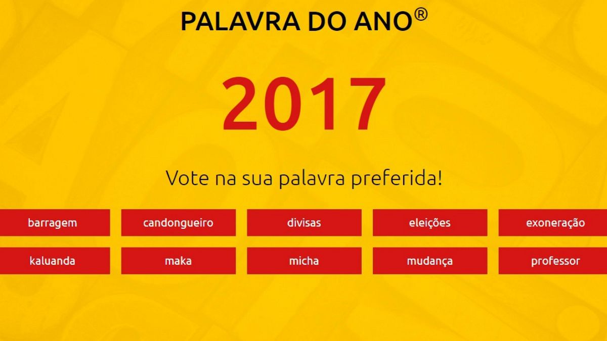 Eis as 10 finalistas angolanas para Palavra do Ano sugeridas pela Plural