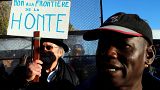 Marche de solidarité aux migrants à la frontière franco-italienne
