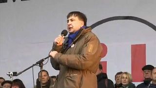 Саакашвили митингует на Майдане