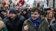 Tausende demonstrieren in Kiew für den Rücktritt Poroshenkos