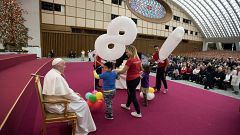 Pope Francis denounces 'fake news'