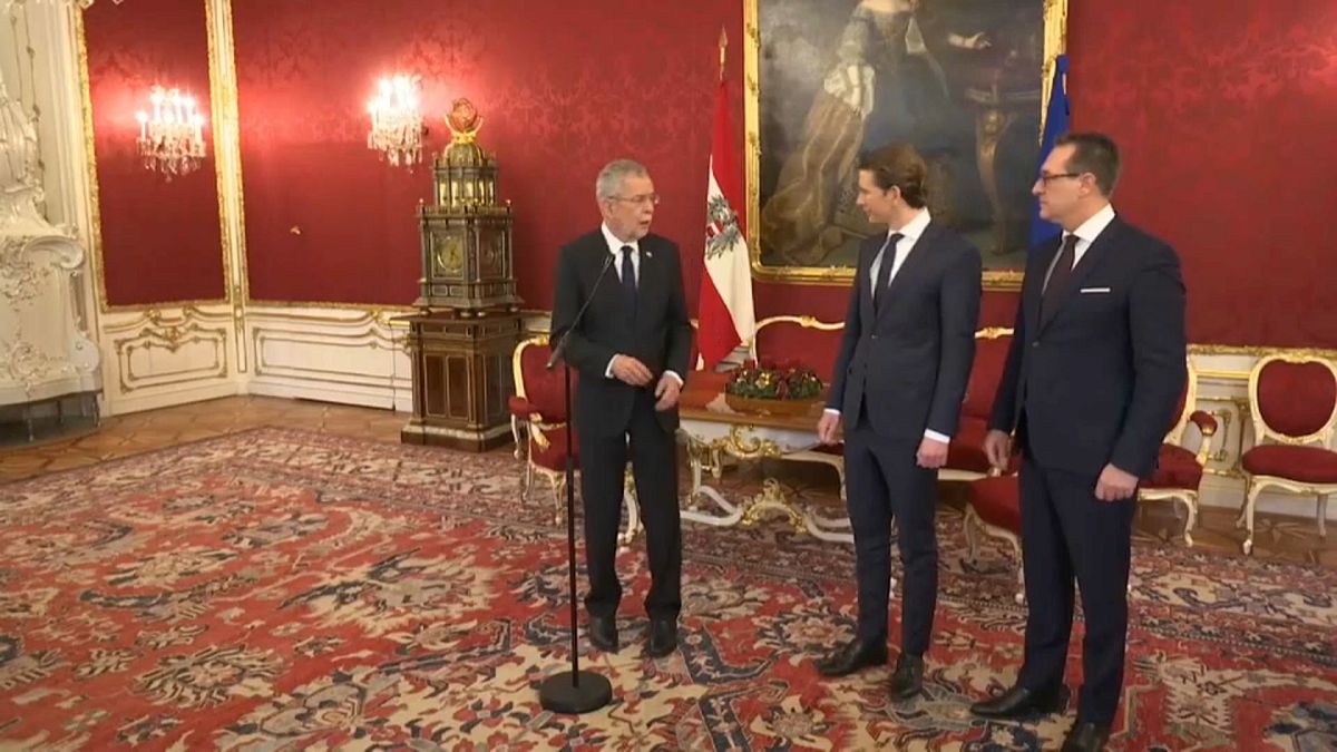 Austria's new government to be sworn-in today
