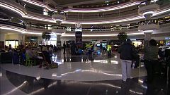 Energia reposta no maior aeroporto do mundo
