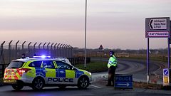 Foto de arquivo na base militar de Mildenhall