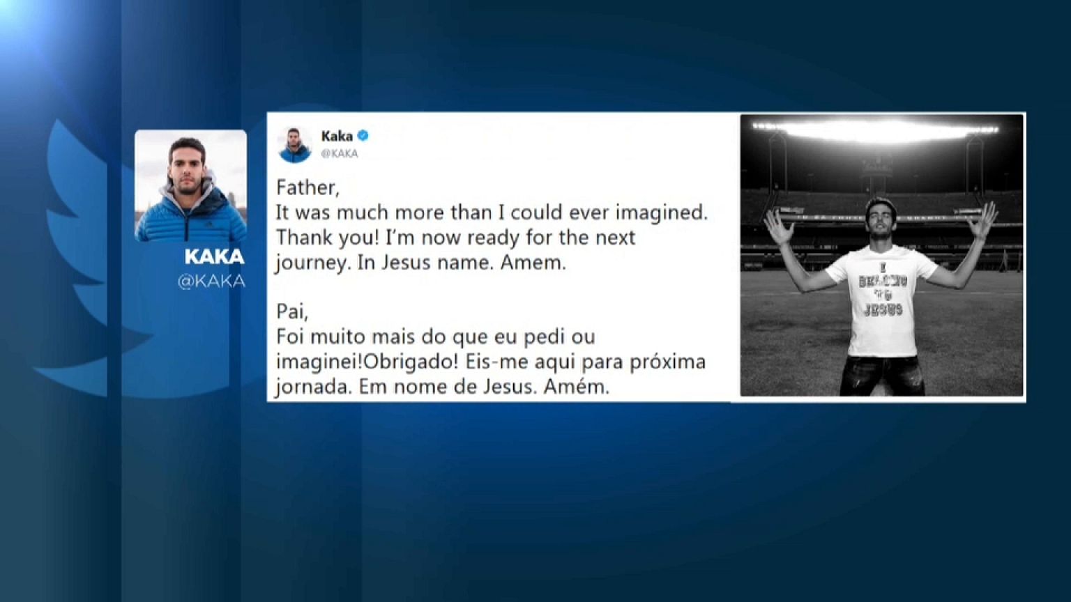Kaka futbola veda etti