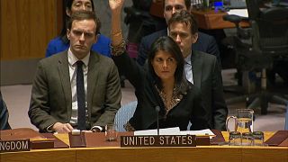 US stands alone at the UN and vetoes resolution over Jerusalem