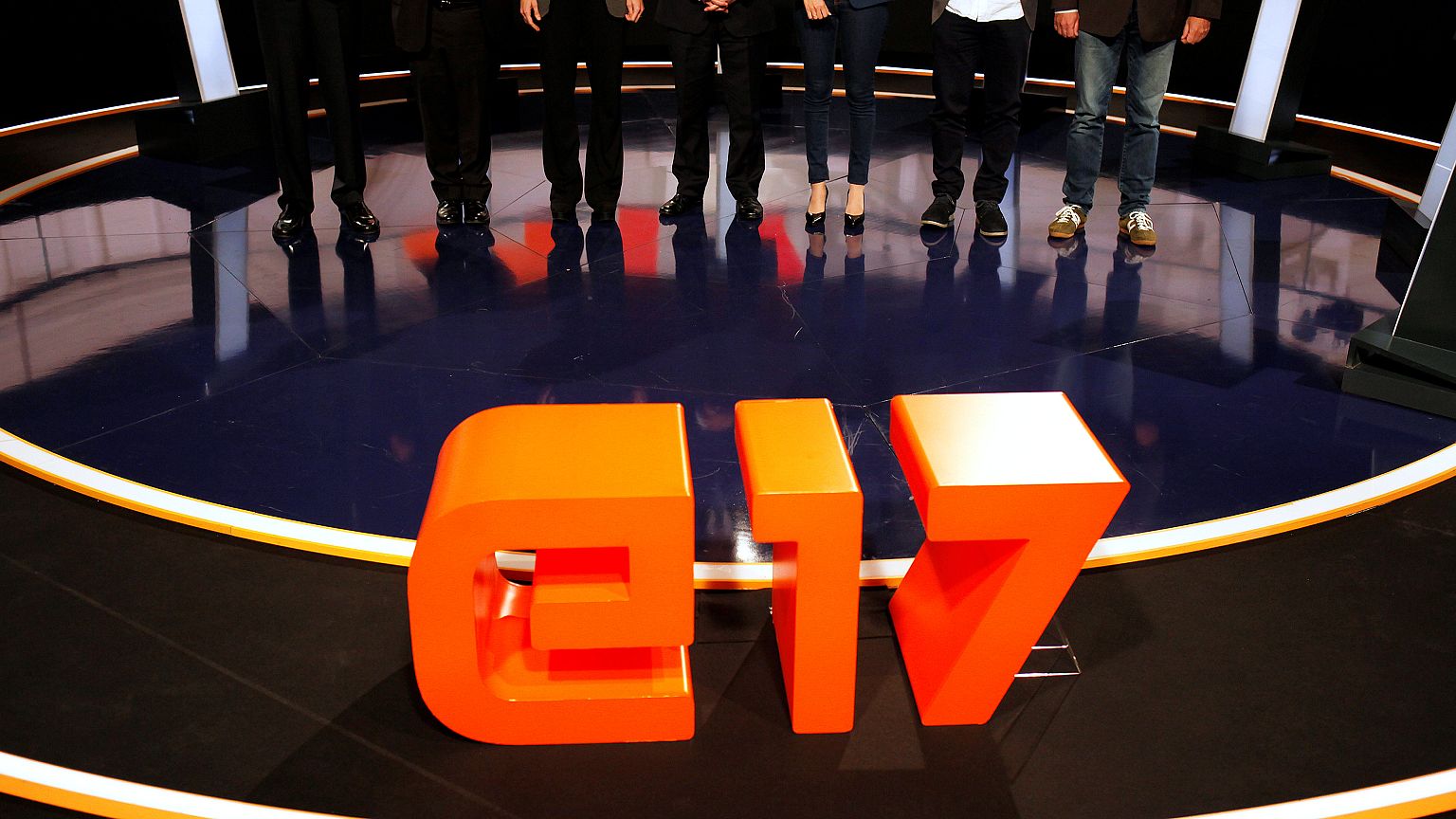 Die Teilnehmer der Fernsehdebatte