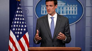 Bossert speaks to reporters about a recent global cyber attack