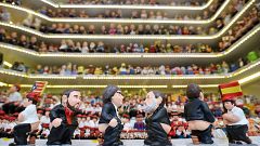 Rivisitazione politica dei "caganer" catalani