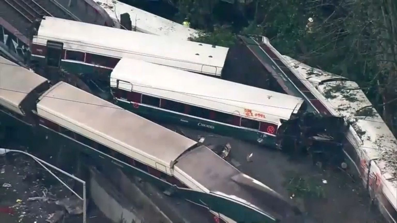Accident aux Etats-Unis : le train roulait trop vite