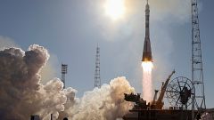 Soyuz chega à Estação Espacial Internacional 