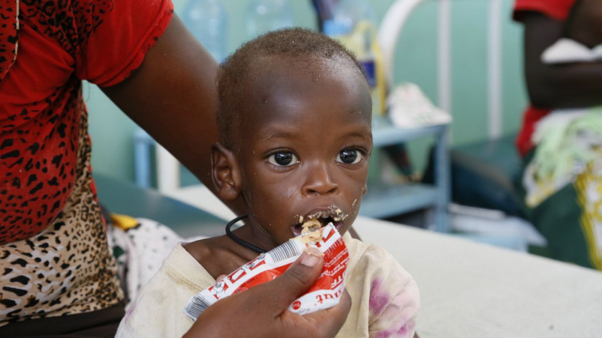 Treating children with suffering from malnutrition