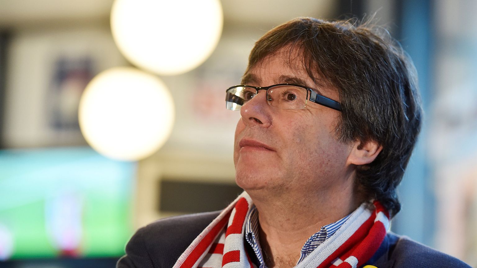Puigdemont in einer Brüsseler Kneipe