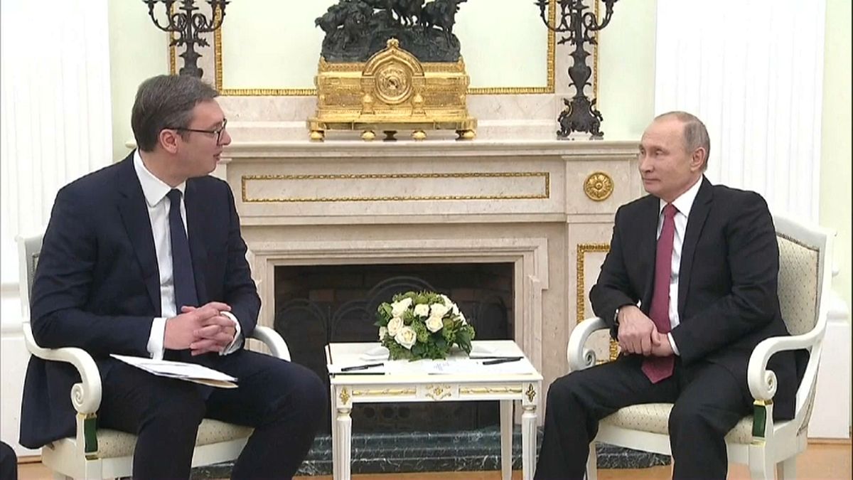 Встреча президентов РФ и Сербии: о газе, оружии, туризме
