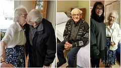 Herbert and Audrey say goodbye before later being pictured separated.