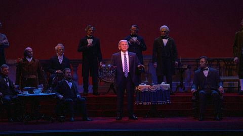 Ein animierter Trump bei Disney