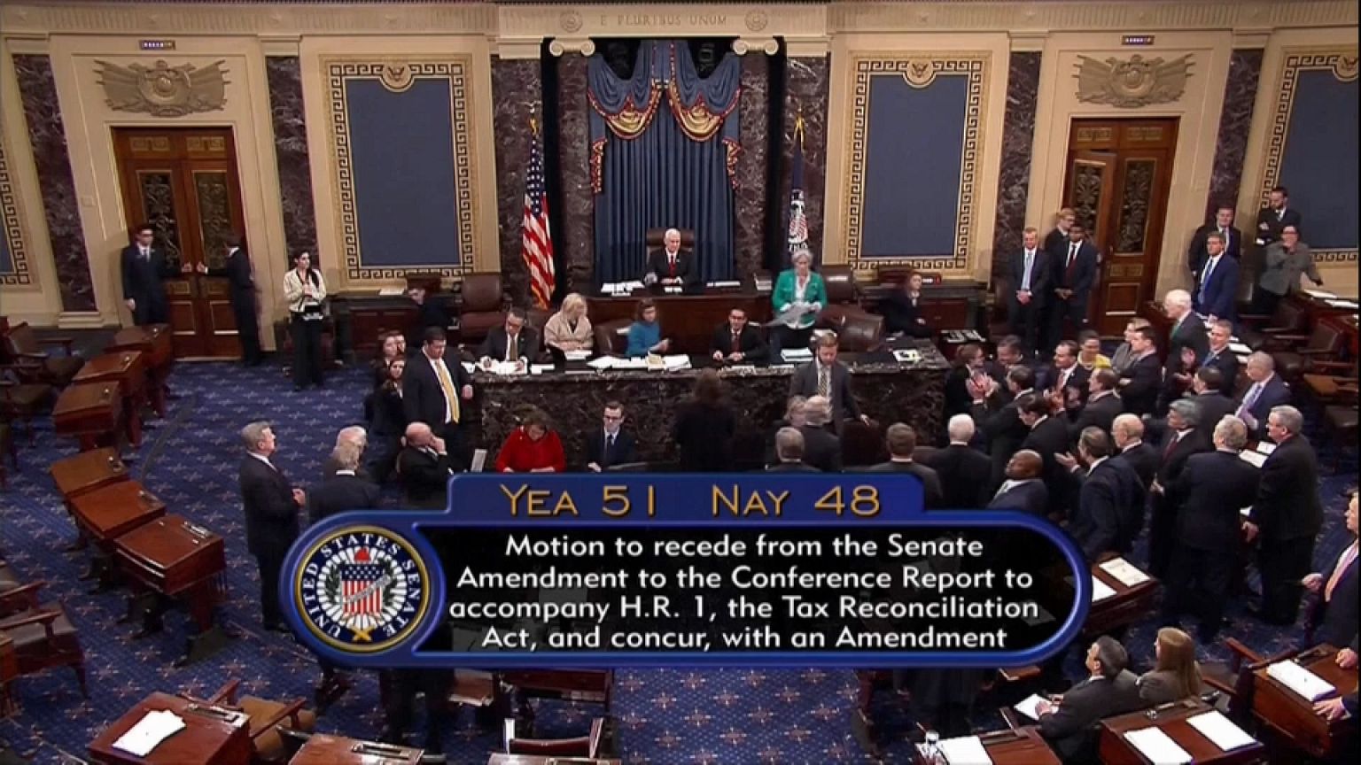 Trump impone su reforma fiscal en el Senado