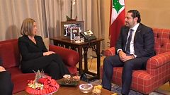 Mogherini da a Hariri el respaldo de la UE