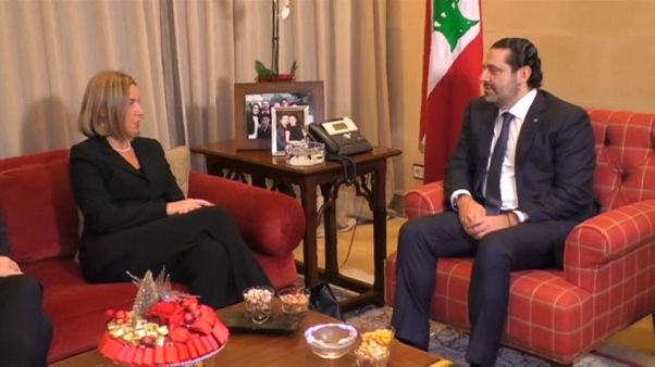 Mogherini da a Hariri el respaldo de la UE Mogherini da a Hariri el respaldo de la UE