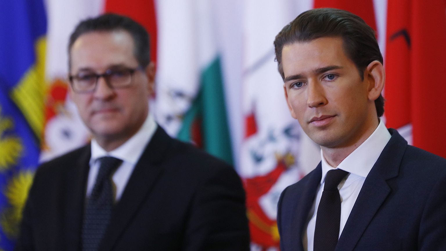 Heinz-Christian Strache (FPÖ) und Sebastian Kurz (ÖVP)