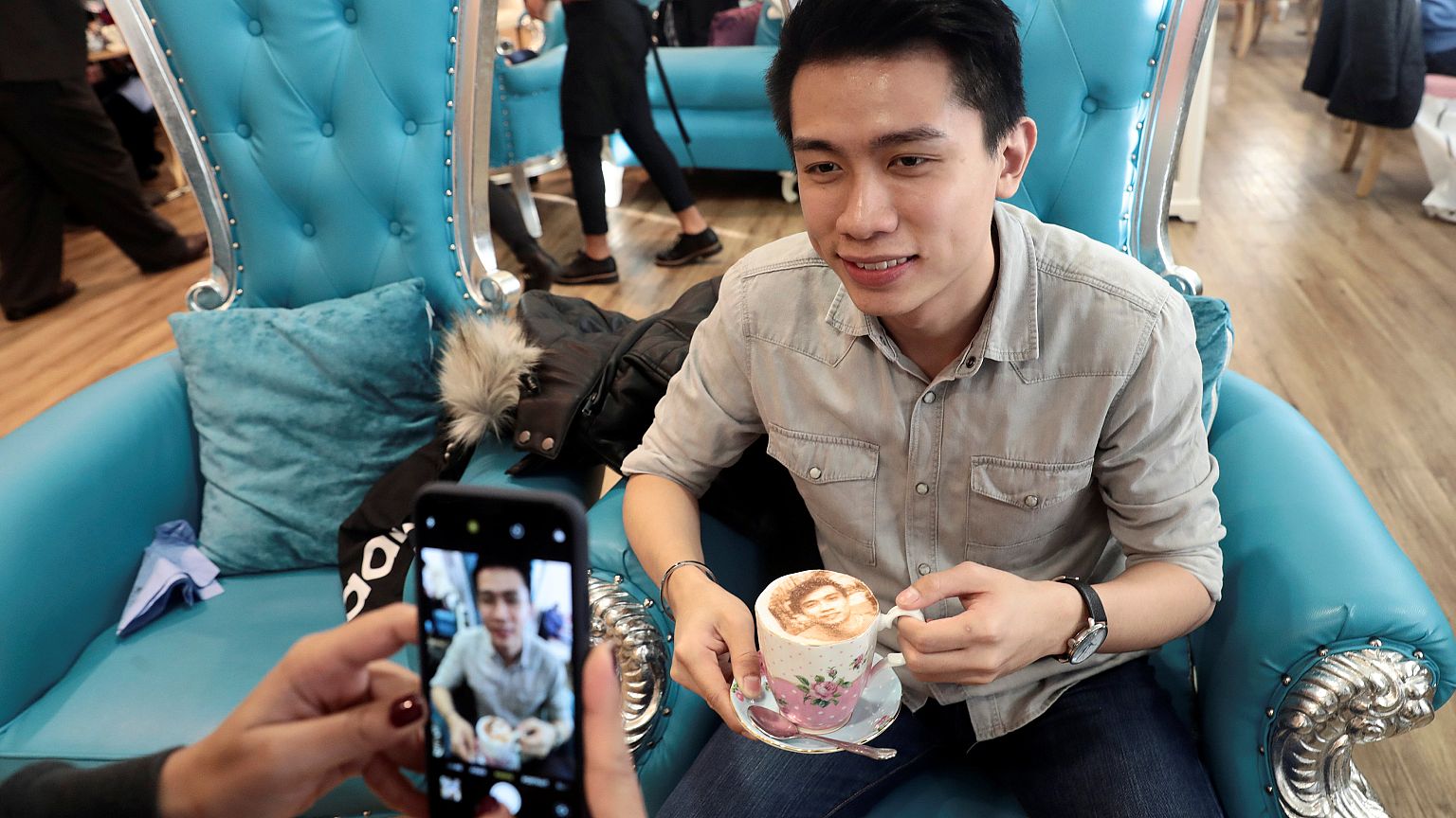"Selfieccino" pessoal e transmissível
