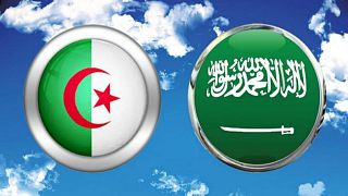 العلم الجزائري والعلم السعودي