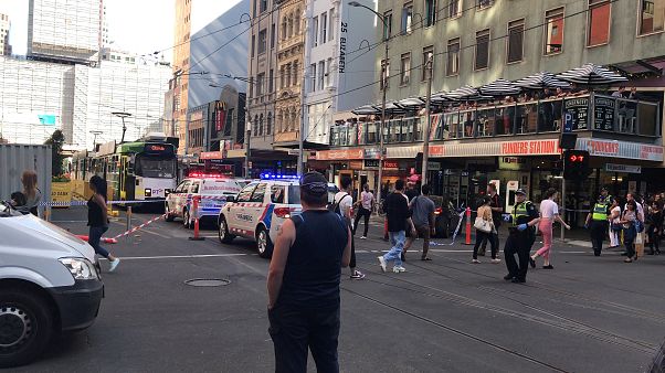 La vía peatonal donde se produjo el atropello múltiple La vía peatonal donde se produjo el atropello múltiple