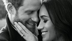 Prens Harry ve Megan Markle'nin yeni nişan fotoğrafları yayınlandı