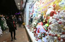 بابانوئل در خیابان‌های تهران